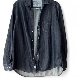 Frank & Eileen Barry Dark Indigo Denim Shirt